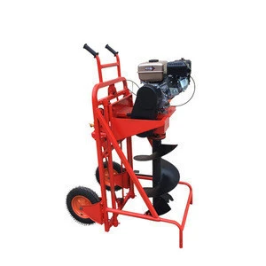 The Soil Auger Tree Hole Digger Machine Tree Planting Auger