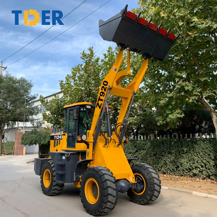 TIDER loader price 1.5 ton 2 ton 2.5 ton 3 ton front end wheel loader for sale