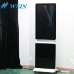 Top quality magic mirror tv led glass tv display advertising