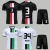 Import Top Quality Plain Stripes Red White Soccer Jersey Set Men/Custom soccer wear from China