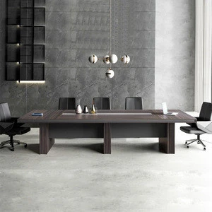 top selling luxury meeting desk lengthen melamine wood conference table with chairs