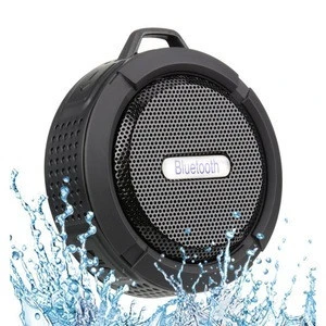 Top Selling Waterproof Wireless Speaker Music Player Outdoor Gifts Gadget Wireless Stereo Bass Shower Speaker C6