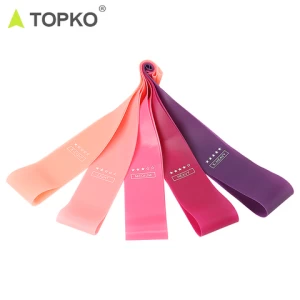 TOPKO Home Fitness Stretch Workout Bodybuilding Elastic Band Exercise Set Resistance Bands
