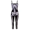Trade Assurance Wholesale Women Lady Adult Skeleton Jumpsuit Halloween Sexy Girl Cosplay Costume