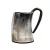 Import Tradnary Handmade Natural Viking Drinking Black & Whitish Horn Mug for Beer Wine In Simple Design Horn Mugs Mugs For Home Hotel from China