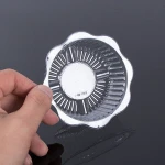 Transparent plastic food blister trays round container mooncake box