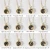 Import Trending Women Elegant Personality Fashion Gold Plated Chain 12 Zodiac Pendant Charm Choker Whinte Black Resin Coin Necklace from China
