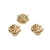 Import Trendy gold plated micro pave crystal leopard head metal silver design fashion accessories bead spacers jewelry findings from China