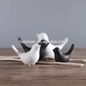 Unique Design Ceramic Porcelain Animal Bird Figurine For Decoration