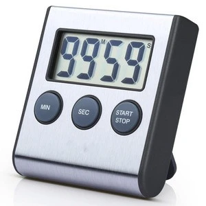 Unique design countdown countup 24 hour magnetic digital kitchen timer