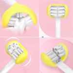 Unique Design Three Sides Brush Head Eco Friendly Electric Toothbrush Replacement Head