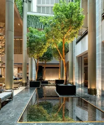 Unique Hotel Decorative Indoor Large Artificial Tree Lush Arboles Artificiales Banyan Tree