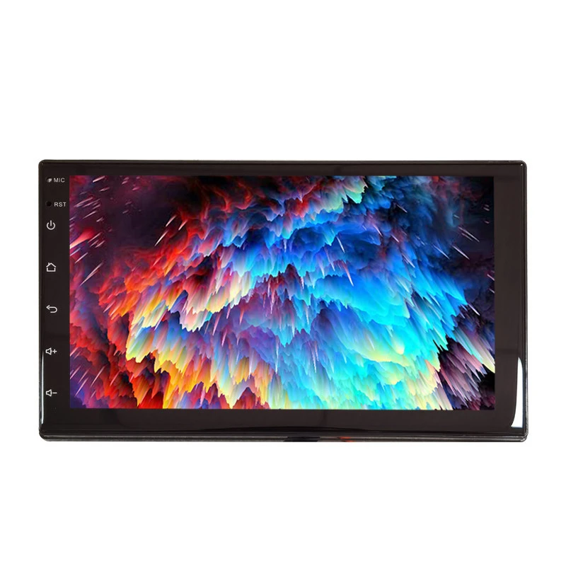 Universal 7  inch  Android  9.1  Touch Screen Smart Android GPS navigation tempered glass android car dvd player  ips  radio
