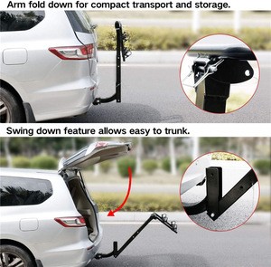 Universal steel hitch carrier stand rear 2/3/4 vehicle hanger bicycle bike rack for discovery rw sedan car