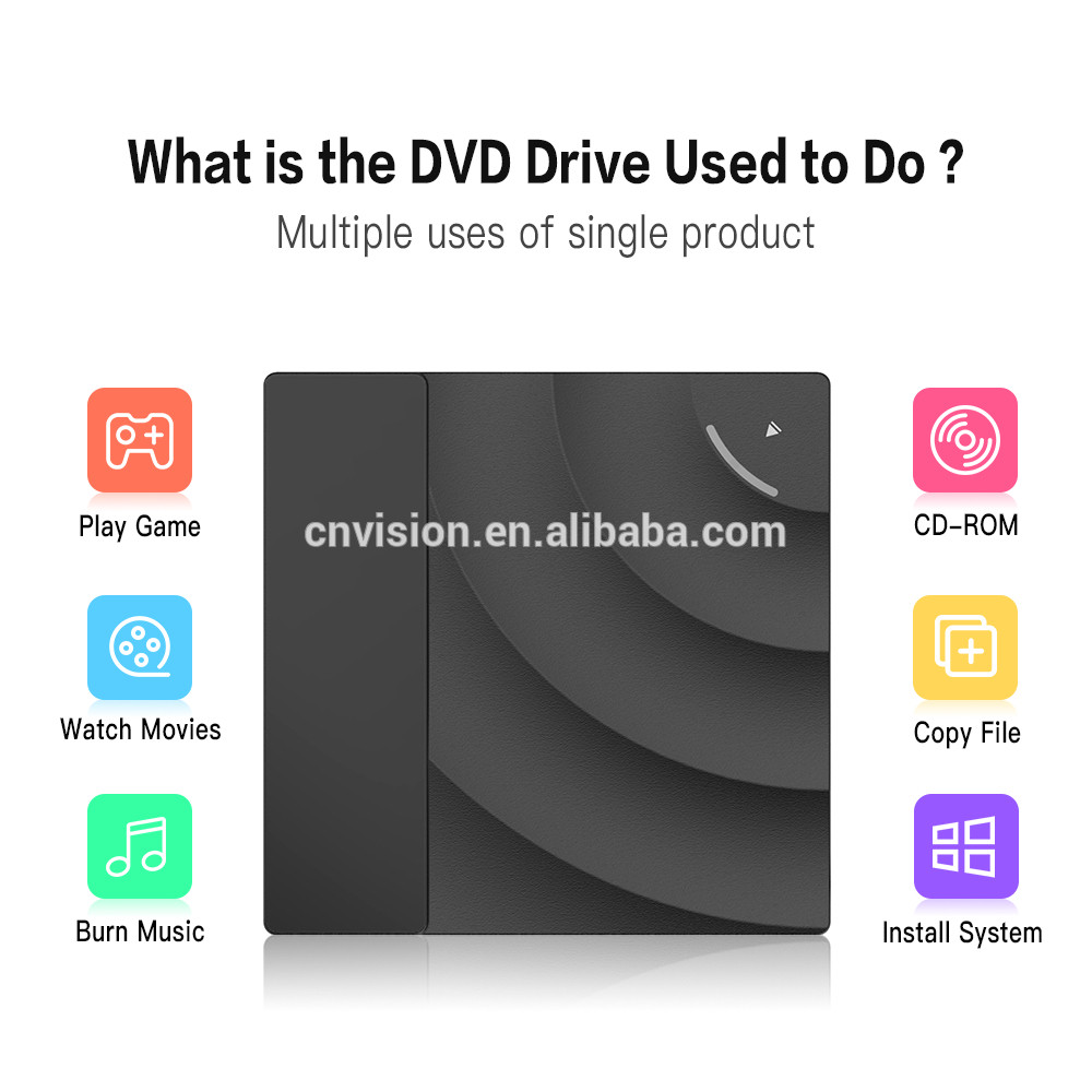 Buy Usb3.0 Port Ultra-thin Portable Optical Drive Box External Dvd-rom ...
