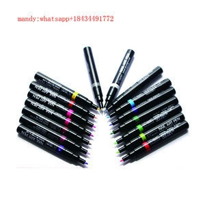 UV Gel Design 3D Paint Tube Nail Art Pen 16 Colors Nail Polish  Drawing Pen