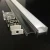 Import V T U shape LED aluminum profile for SMD flexible strips with PC lamp cover for led light from China