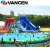 Import Vancen OEM Custom Logo Water Play Equipment 0.55mm PVC tarpaulin attractive amusement Colorful theme water park rides for sale from China