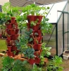 Vertical garden pot for hydroponic flower pot