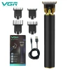 VGR Portable custom pro logo trimmers beard electric hair clipper whal hair clipper t blade 058