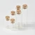 Import Vial glass clear test tube with cork bottle glass from China