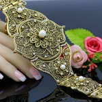 Vintage Lady Carving Metal Waist Chain Handmade Braided Belts Morocco Style Adjust Length Antique Gold Color Ethnic Body Jewelry