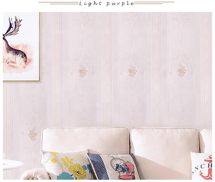 Wall Stickers Home Decor Wallpapers 3D Pvc Wall Paper Self Adhesive nature pink color flower textured 3d wallpaper
