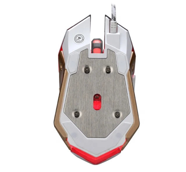 War Wolf Q3 Ergonomics Gaming Mouse Electroplated 6D Game Level Mouse Colorful Laser Four-speed Shift