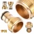 Import Water Pipe Connector Tube Tap Adaptor 3/4&quot; Brass Threaded Hose Fitting For Garden Watering Irrigation Tools from China