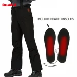 Waterproof Battery Ski Heated Snowboard Pants  windproof pants outdoor sports trousers men ski trousers