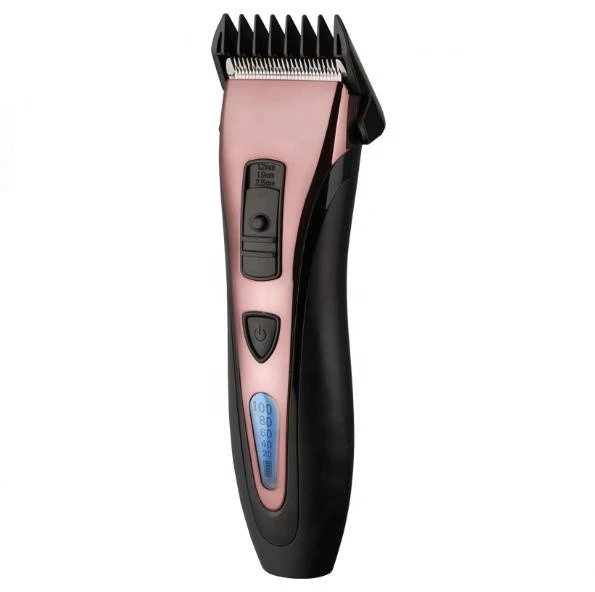 Waterproof LED display professional electric hair clipper OEM hair trimmer hair cutting machine