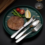 Western  stainless steel cutlery set flatware dinnerware set tableware set