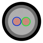 Wheel speed sensor cable