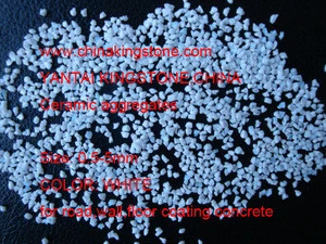 WHITE aggregates for highway surface