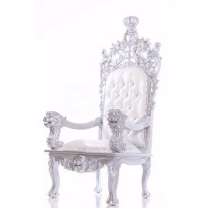 White Color Queen Helena Throne Chair At Wholesale Price