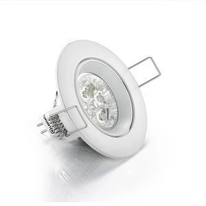 White LED GU10/MR16 Fixture/Halogen Ceiling lamp ring holder fitting for home kitchen