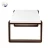 Import White Square Coffee Table With Wooden Effect Legs from China
