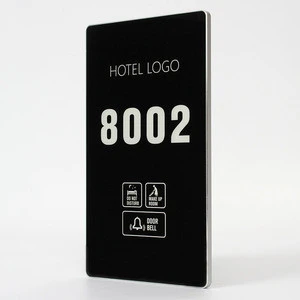 Whole hotel door plate system, key card switch and DND MUR indoor controller doorbell