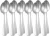 Import Wholesale 12 Pieces Stainless Steel Spoons Set Mirror Polished Modern Flatware Cutlery Spoon For Home Kitchen from China