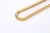 Import Wholesale 45cm Stainless Steel Necklace Mens 14k 18K Gold Plated Filled Cable Franco Figaro Chain Necklace from China