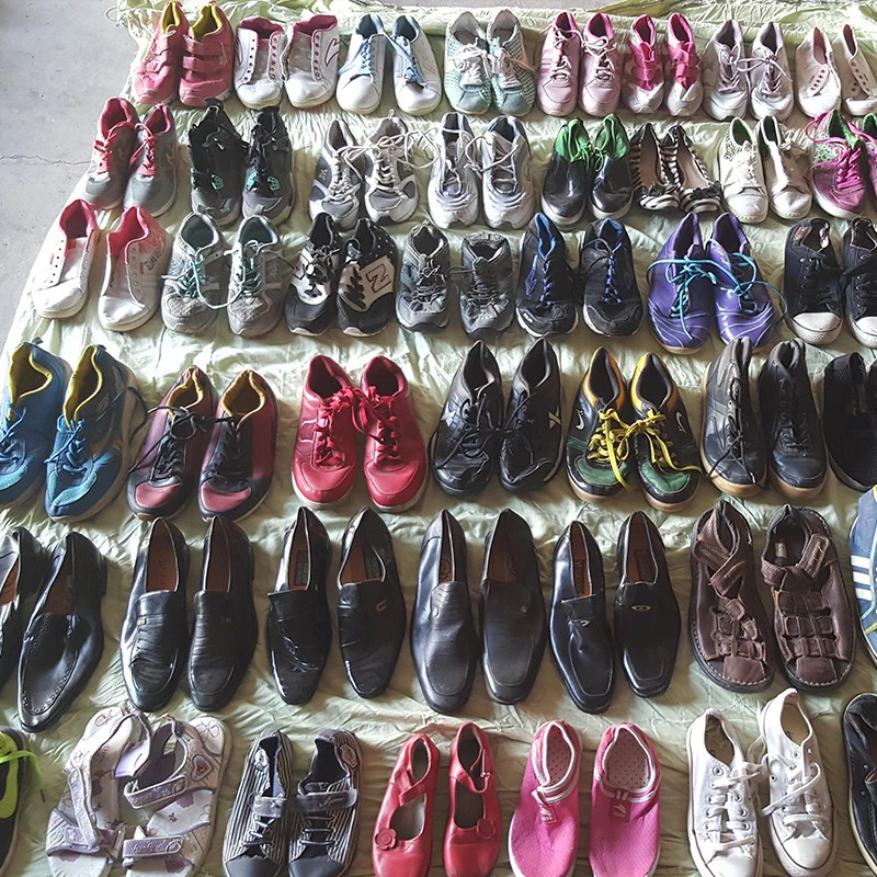 Wholesale all types second hand shoes bundle used shoes in bales 25kg