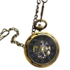Wholesale Antique Skeleton hollow mechanical watches Hand Winding mechanical pocket watch