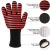 Import Wholesale Aramid Barbecue Oven Glove Professional Fire Proof Heat Resistant  BBQ Grill Cooking Gloves from China