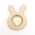 Import Wholesale Bead BPA Free 20mm Natural Wooden Heart Shape DIY Wood Teething Beads from China