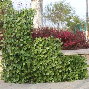 Wholesale Cheap Artificial Plant Leaves Fence for Garden Decoration