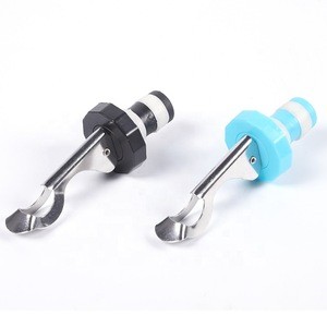 wholesale custom eco-friendly stainless steel plastic metal red wine bottle stoppers