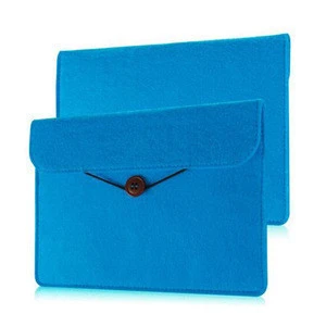 Wholesale custom fashion portable non-woven wool felt laptop bag