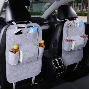Wholesale custom Multi-functional Pocket Car Back Seat Organizer Holder Cloth Suv Trunk Travel Storage Bag OEM ODM