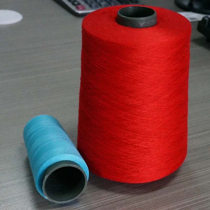 wholesale dyed 100% Polyester Spun Sewing Thread From China Factory