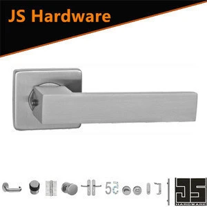 Wholesale European square design stainless steel door handle,lever handle,door handle set